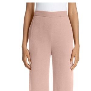 Brandon Maxwell Pink Wide Leg Crepe Pants